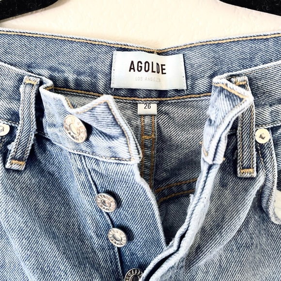 Agolde 90s Mid Rise Loose Fit Jeans in Fall Out - Picture 5 of 5